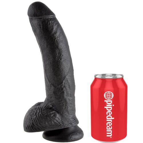 Dildo KING COCK 22.9 CM met ballen