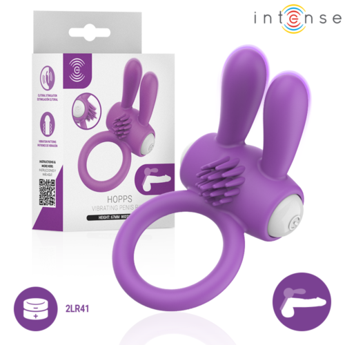 Vibrerende Ring INTENSE HOPPS met Clitorisstimulatie