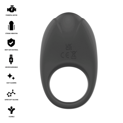 Ring INTENSE FOR HIM Merlotte met clitorisstimulator