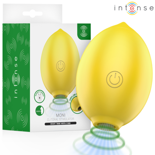 Zuiger INTENSE FUN TOYS MONI LEMON met luchttechnologie