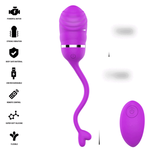 Vibrerend ei INTENSE REMOTE CONTROL met afstandsbediening