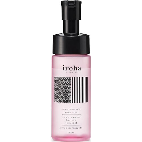 Jabón íntimo schuim Iroha Damask Rose & Geranium
