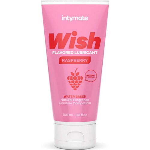 Lubricant Intymate Wish Raspberry 100ml - Aromatisch en organisch