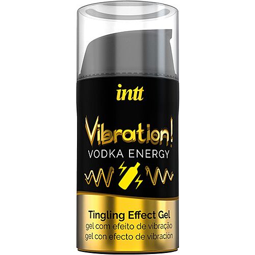 Gel Stimulerend INTT Vibration Vodka 15ml voor Intensieve Sensaties
