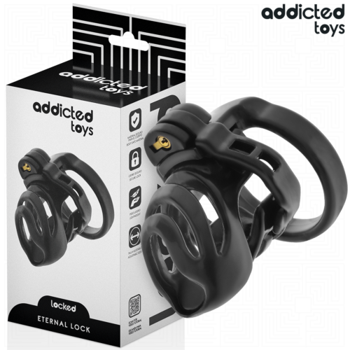 Jaula voor Penis ADDICTED TOYS LOCKED ETERNAL LOCK 9 cm