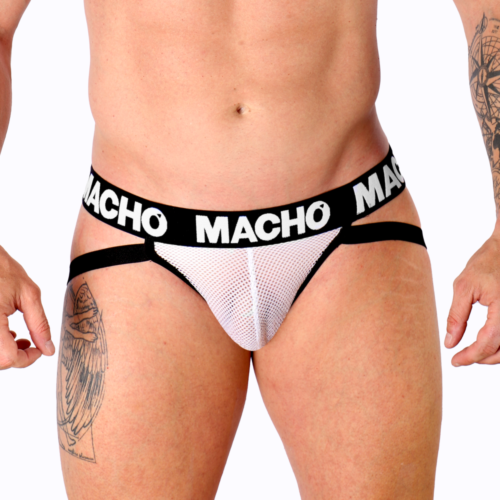 Jockstrap MACHO MX26X1 met semi-transparante stof