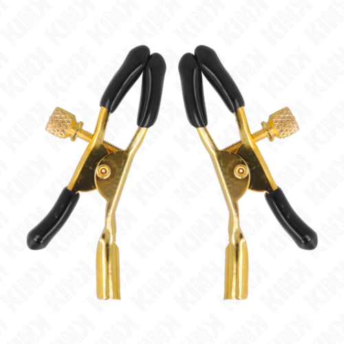 Pinzas Tepel KINK GOLD NIPPLE CLAMPS 6 CM