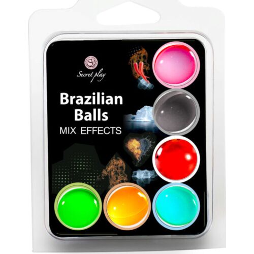 Brazilian Balls SecretPlay Set 6 met Mix Effecten