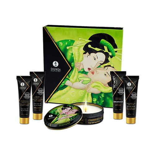 Shunga Geheime Geisha Groene Thee Kit - Koppelset