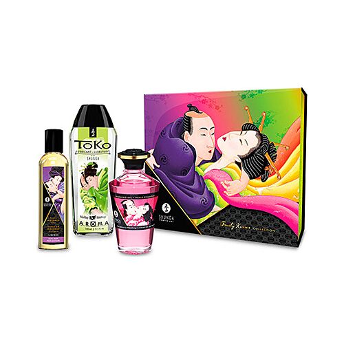 Shunga Kits Fruity Kisses collectie — fruitige massage- & glijset