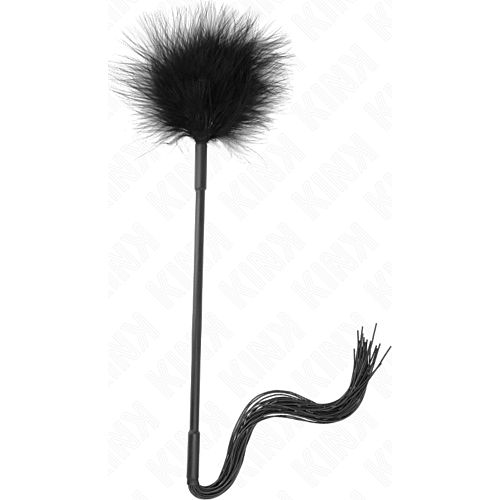 Látigo KINK Silicona Plumas Cosquillas 47 cm