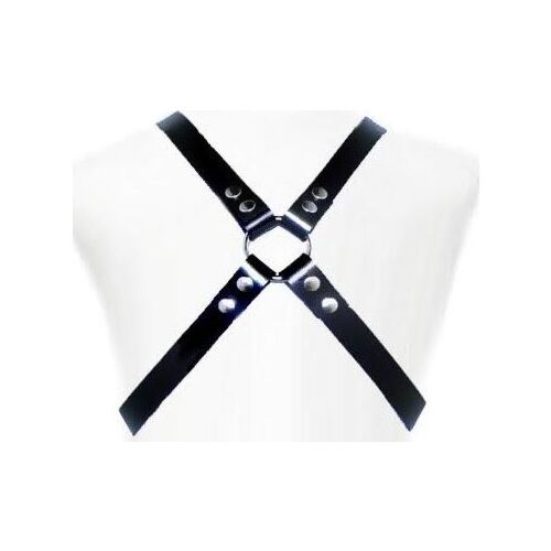 Arnes Leather Body Basic Harness met kruisriemen