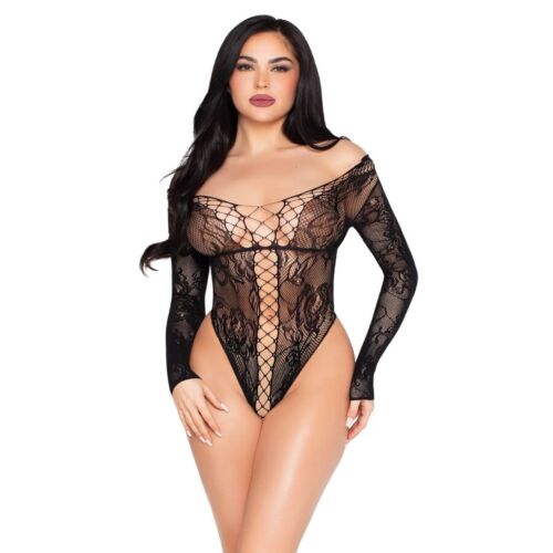 Teddy Leg Avenue 89370 met corsage-effect