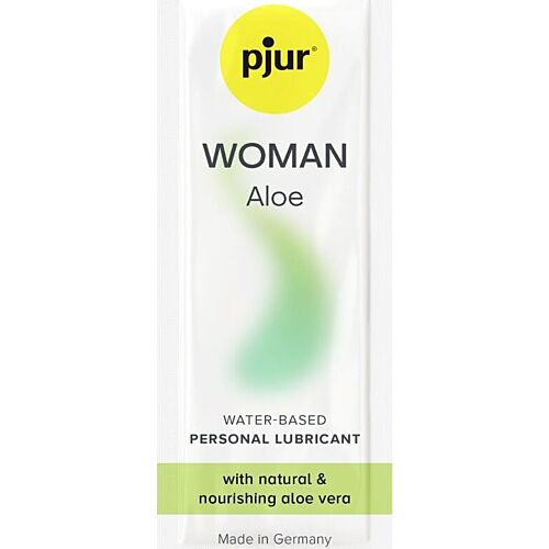 Glijmiddel PJUR WOMAN Aloe 2 ml - Hydratatie voor de huid