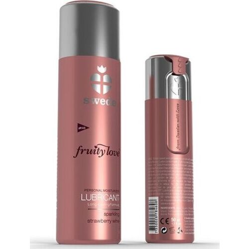 Lubricant Swede Fruity Love Aardbeien met Champagne 100 ml