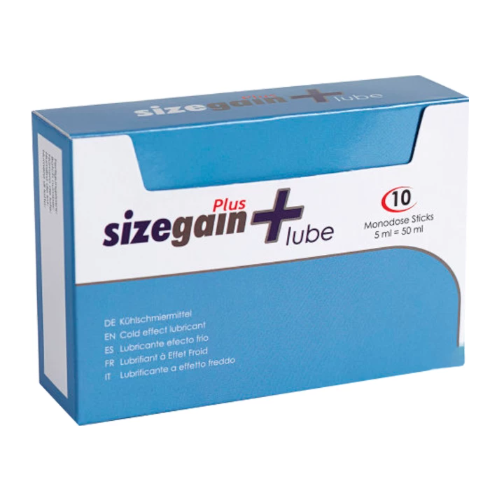500COSMETICS Sizegain Plus koelend glijmiddel monodoses