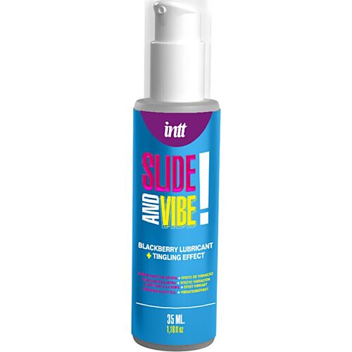 Glijmiddel INTT RELEASES met Vibratie-effect en Smaak