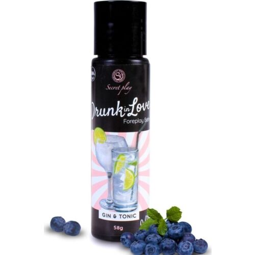 Glijmiddel Secretplay Drunk in Love 60 ml met Gin Tonic-smaak