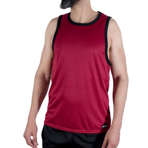 Camiseta MACHO MAROON GYM T-SHIRT met sportief ontwerp