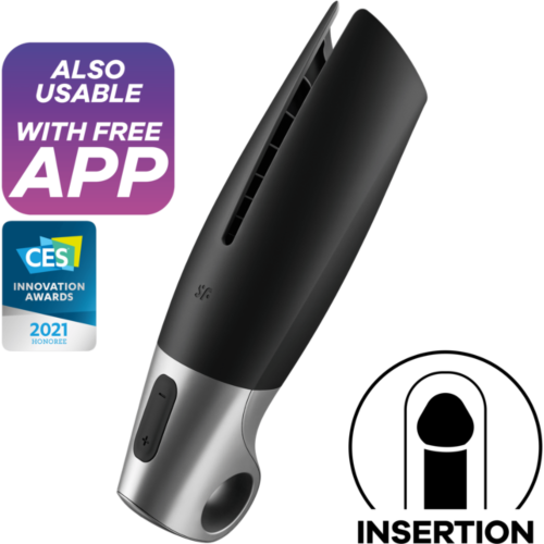 Masturbator SATISFYER MEN Power met Bluetooth