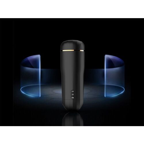 Vaginale masturbator SHEQU Snow met vibratie en zuiging