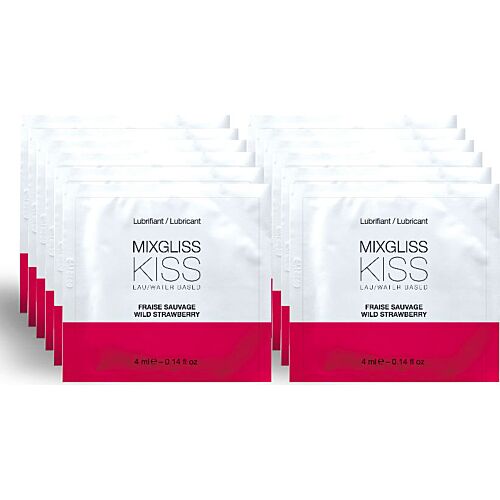 Lubricant Mixgliss Aardbei 12 Monodosis 4 ml