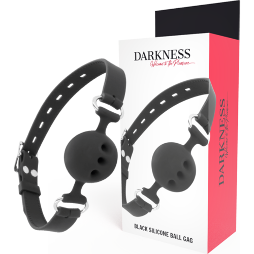 Mordaza BDSM Darkness - Kwaliteitsleren en silicone