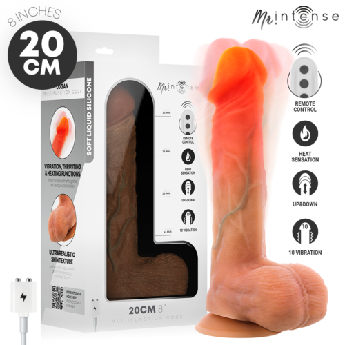 MR INTENSE Logan Vibrator Dildo met Warmte en Afstandsbediening