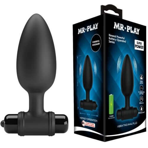 Anal Plug MR PLAY Super Power met Vibratie