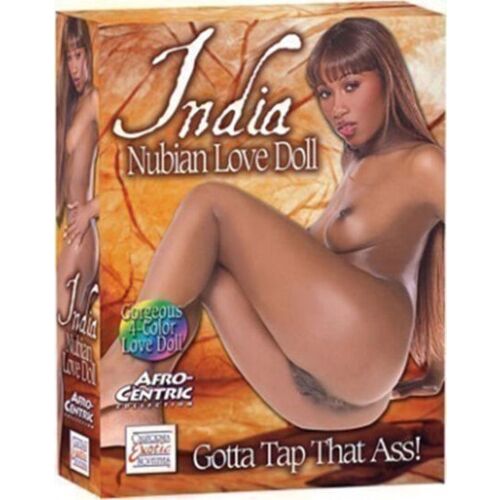 Muñeca hinchable CALEXOTICS India con tres orificios