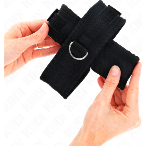 BDSM Muinequers KINK Zwart 34x5.5cm - Perfecte Controle