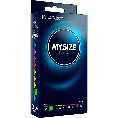 Condooms MY SIZE PRO 47 MM - Ultragelukkig en hypoallergeen