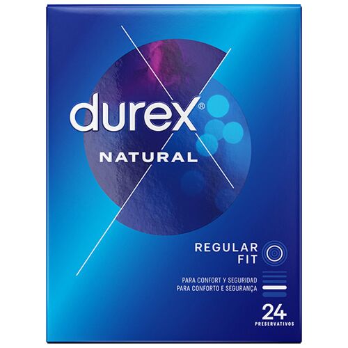 Condooms DUREX Natural 24 Stuks - Easy On Vorm