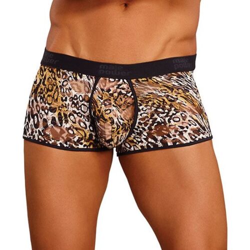 Male short met luipaardprint voor comfort en stijl