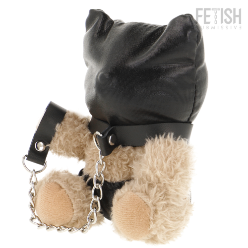 BDSM Teddybeer FETISH SUBMISSIVE MOMO met bondage capuchon