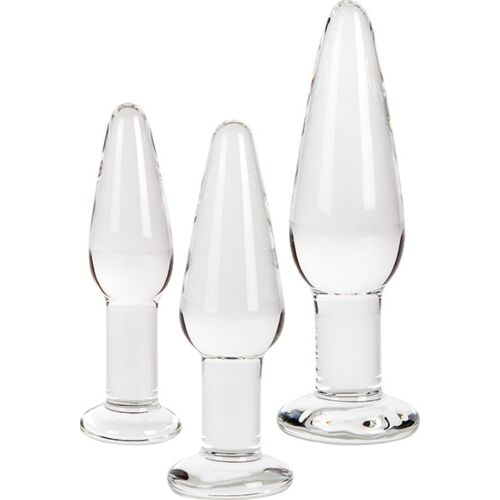 Anaalplug set S Pleasures Crystal APOLLO