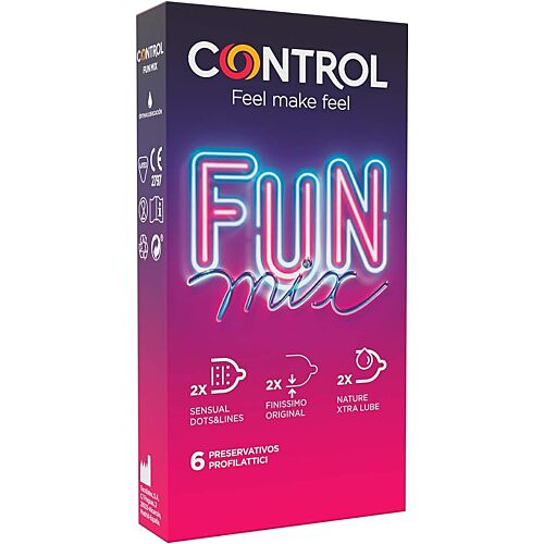 CONTROL Feel Fun Mix condoompakket – 6 stuks