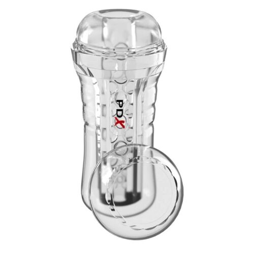 Masturbator PDX ELITE VIEWTUBE PLUS doorzichtig ontwerp