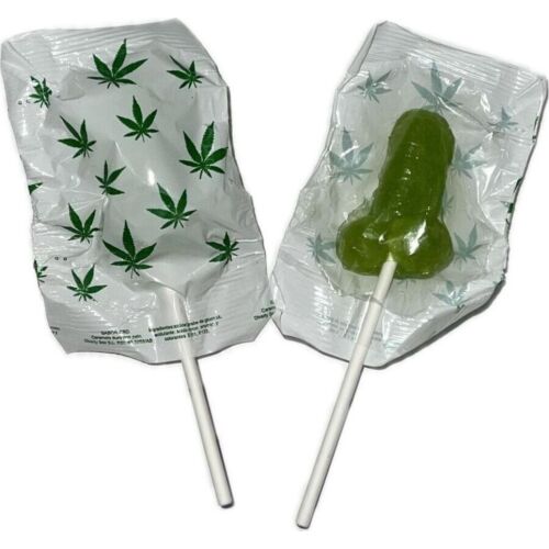Penislolly DIABLO GOLOSO met marihuana-geur