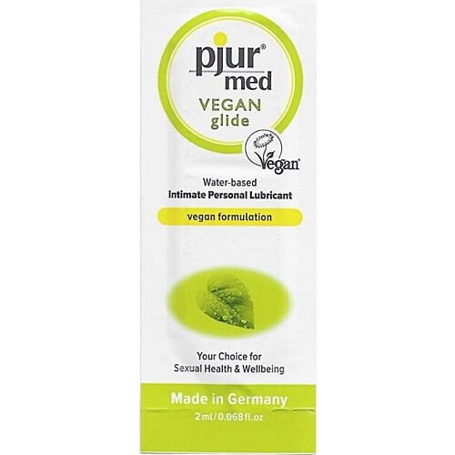 Lubricant PJUR MED Vegan Glide 2 ml - Vochtige en langdurige smering