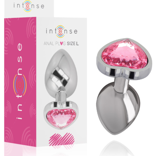 Plug anal INTENSE met diamantjuweel maat L