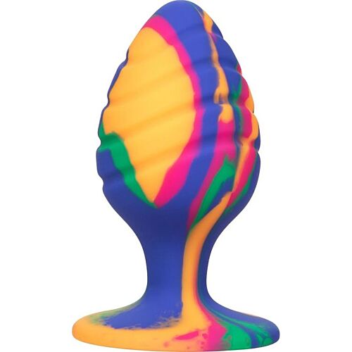 Plug Anal CALEXOTICS Cheeky Lange Swirl met Suction Base