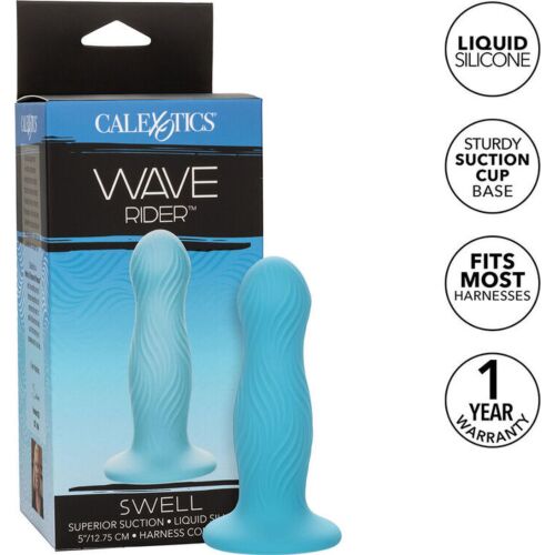 Plugs Anales CALEXOTICS Wave Rider Swell met golvende textuur