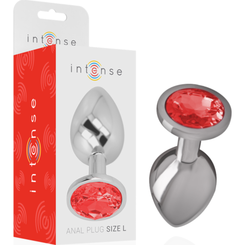 Plug anal INTENSE met diamantjuweel - Talla L