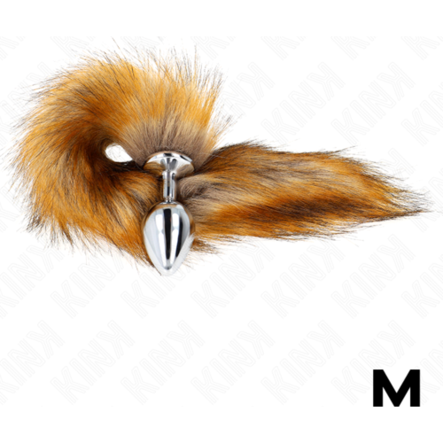 Anal Plug KINK M 8 x 3.5 cm met Synthetische Staart