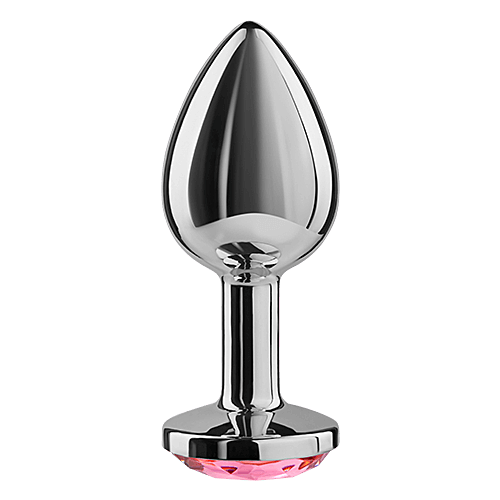 Plug Anal SECRETPLAY 7 CM | Aluminium met Kristal