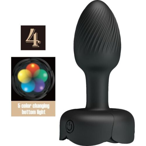 Anal Plug Pretty Love Olman met LED Licht en 10 Vibraties