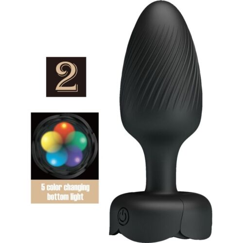 Anal Plug Pretty Love Varian met LED Licht en 10 Functies