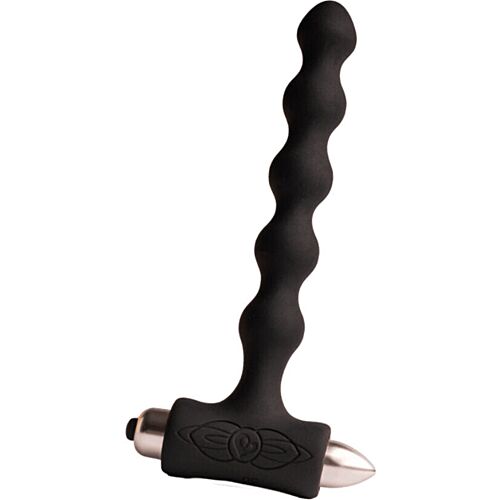 Anale plug ROCKS-OFF Pearls met vibratie