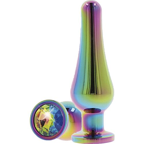 Plug anal TOYJOY Twilight Bum Bijou met regenboogjuweel
